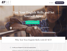 Tablet Screenshot of efset.org